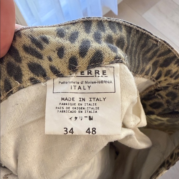 Roberto Cavalli Just Cavalli leopard Print Straight Leg Pants size L/XL - Picture 8 of 8